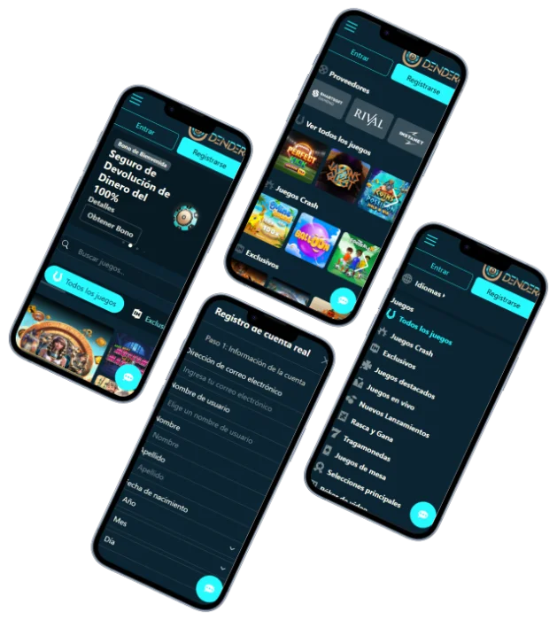 Dendera Casino Experiencia Móvil Dendera Casino aplicación móvil con juegos, bonos y registro de cuenta