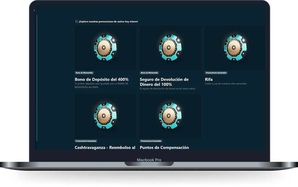 Vegasino Casino Ofertas y Promociones Vegasino Casino promociones con bonos de depósito, reembolsos y sorteos